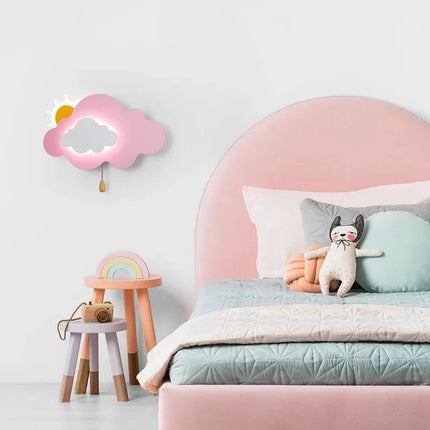 Lampe Enfant Murale Nuage Moderne en Aluminium, Lumière LED Ambiance Cosy - Luminous Place