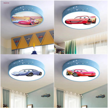 Lampe Enfant Plafonnier LED Rond Design Cartoon en Acrylique, Lumière Blanche, Intérieur - Luminous Place