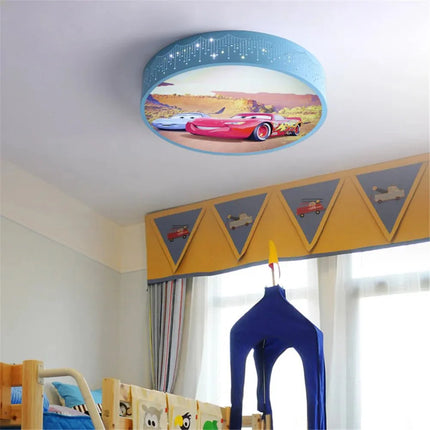 Lampe Enfant Plafonnier LED Rond Design Cartoon en Acrylique, Lumière Blanche, Intérieur - Luminous Place