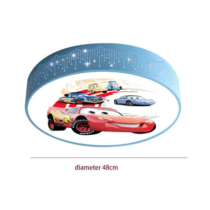 Lampe Enfant Plafonnier LED Rond Design Cartoon en Acrylique, Lumière Blanche, Intérieur - Luminous Place
