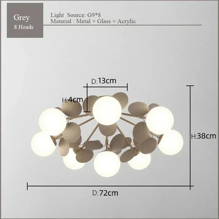 Lampe Enfant plafonnier moderne nordique en métal et verre design créatif - Luminous Place