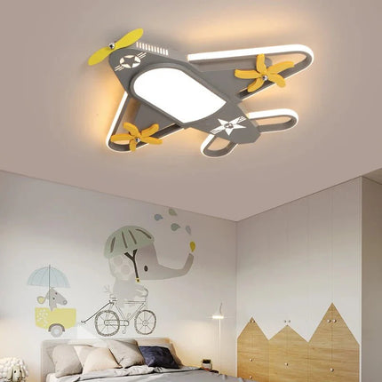 Lampe Enfant Lustre LED Moderne en Fer pour Chambre avec Lumière Chaude - Luminous Place
