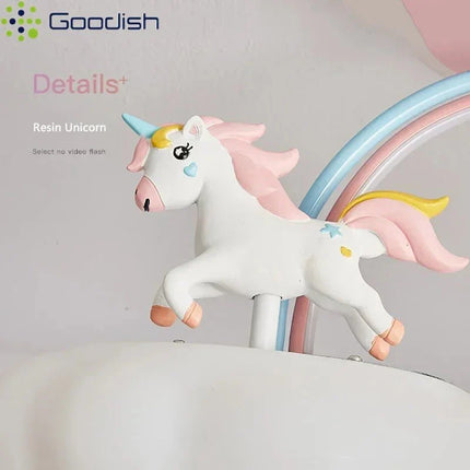 Lampe Enfant Plafonnier LED Licorne Moderne Nordique Ambiance Chaleureuse - Luminous Place