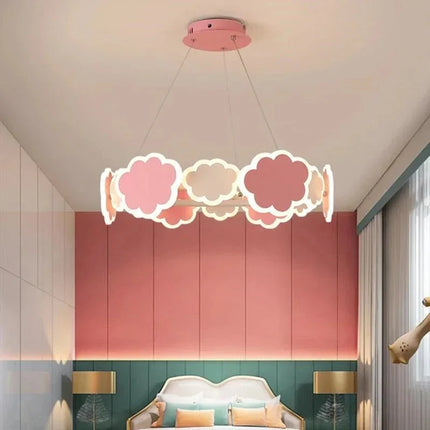 Lampe Enfant Suspension LED Nuage Nordique en Métal Moderne - Luminous Place