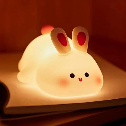Lampe Enfant Veilleuse Silicone Girafe et Panda Lumière Chaude Rechargeable - Luminous Place
