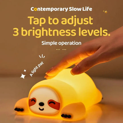 Lampe Enfant Veilleuse Silicone Girafe et Panda Lumière Chaude Rechargeable - Luminous Place