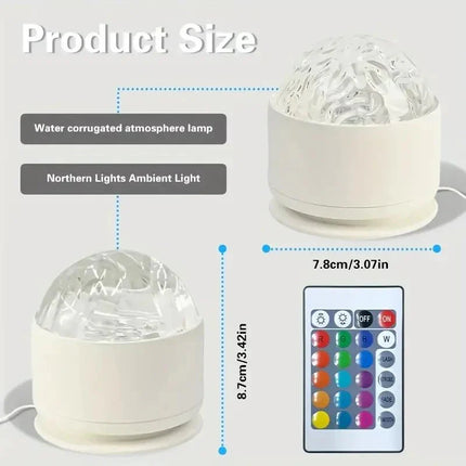 Lampe Enfant Veilleuse LED Galaxy 16 Couleurs Rotative USB Ambiance - Luminous Place