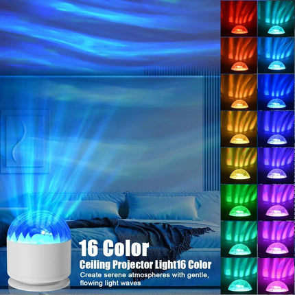 Lampe Enfant Veilleuse LED Galaxy 16 Couleurs Rotative USB Ambiance - Luminous Place