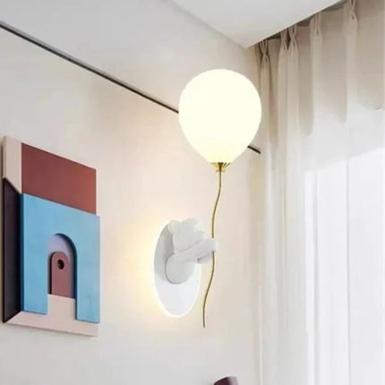 Lampe Enfant Applique Murale Ours Créative en Résine, Lumière d'Ambiance Macaron - Luminous Place