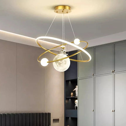 Lampe Enfant Suspension LED Moderne en Fer pour Ambiance Chaleureuse - Luminous Place