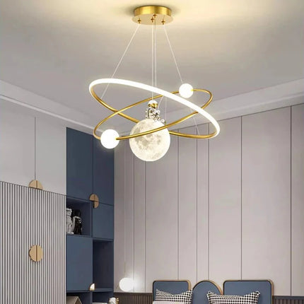 Lampe Enfant Suspension LED Moderne en Fer pour Ambiance Chaleureuse - Luminous Place