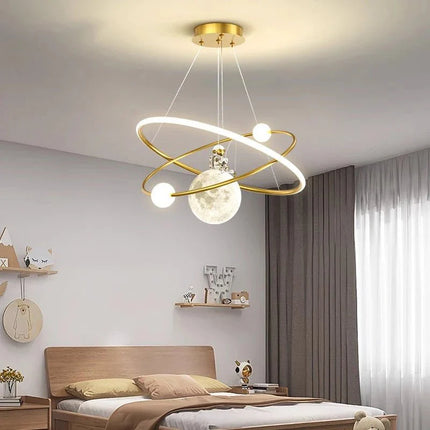 Lampe Enfant Suspension LED Moderne en Fer pour Ambiance Chaleureuse - Luminous Place