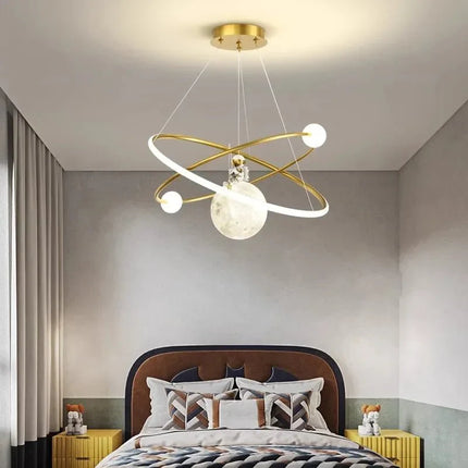 Lampe Enfant Suspension LED Moderne en Fer pour Ambiance Chaleureuse - Luminous Place
