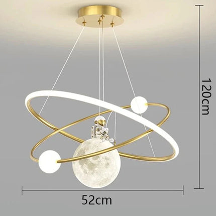 Lampe Enfant Suspension LED Moderne en Fer pour Ambiance Chaleureuse - Luminous Place