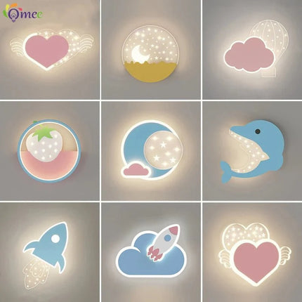 Lampe Enfant Applique Murale LED Fusée Design Moderne en Acrylique - Luminous Place