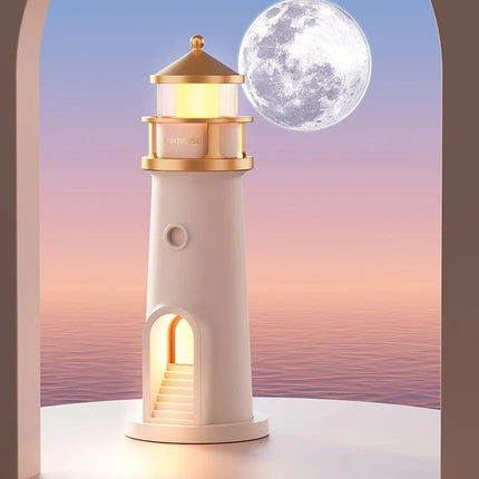 Lampe Enfant Veilleuse Lune avec Projection, Bluetooth et Capteur de Mouvement - Luminous Place