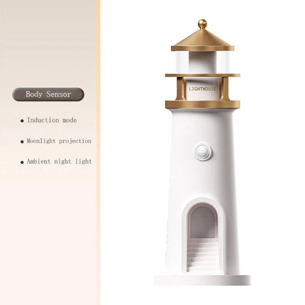 Lampe Enfant Veilleuse Lune avec Projection, Bluetooth et Capteur de Mouvement - Luminous Place