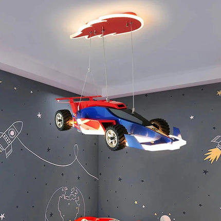 Lampe Enfant Plafonnier LED Art Déco en Ferronnerie pour Salle à Manger, Lumière Chaude et Froide Ajustable - Luminous Place