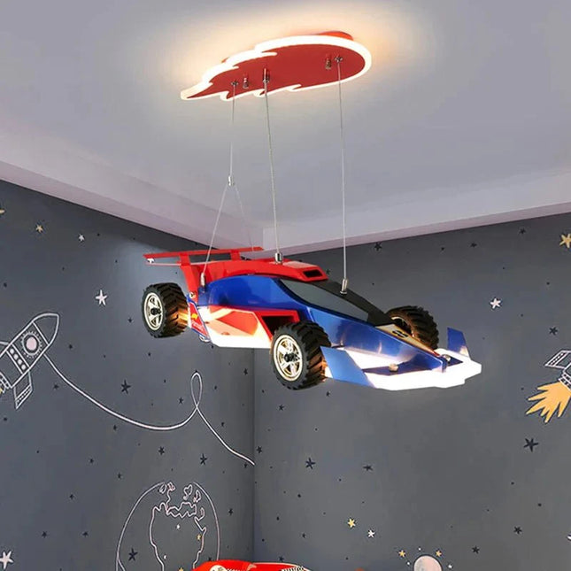Lampe Enfant Plafonnier LED Art Déco en Ferronnerie pour Salle à Manger, Lumière Chaude et Froide Ajustable - Luminous Place