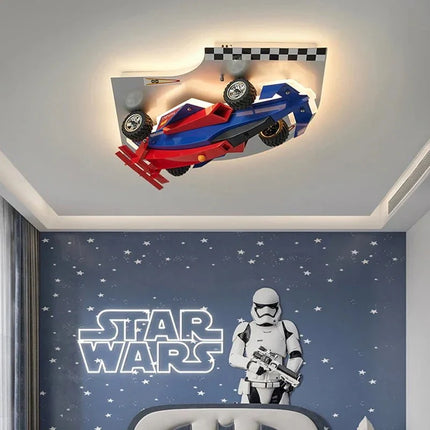 Lampe Enfant Plafonnier LED Art Déco en Ferronnerie pour Salle à Manger, Lumière Chaude et Froide Ajustable - Luminous Place