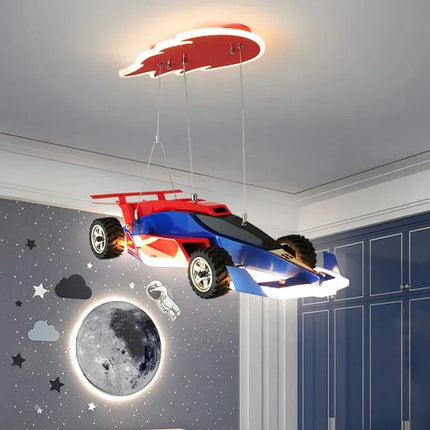 Lampe Enfant Plafonnier LED Art Déco en Ferronnerie pour Salle à Manger, Lumière Chaude et Froide Ajustable - Luminous Place