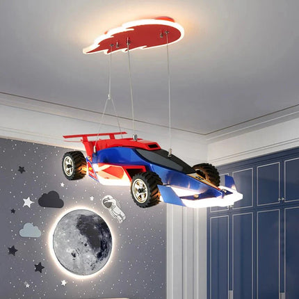 Lampe Enfant Plafonnier LED Art Déco en Ferronnerie, Lumière Chaude Ajustable - Luminous Place