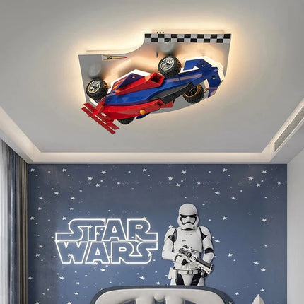 Lampe Enfant Plafonnier LED Art Déco en Ferronnerie, Lumière Chaude Ajustable - Luminous Place