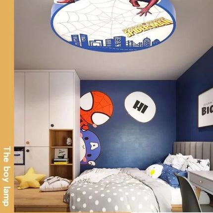 Lampe Enfant Spiderman LED style nordique design moderne pour chambre - Luminous Place