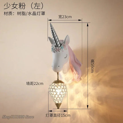 Lampe Enfant Applique Murale LED Nordique en Résine pour Chambre - Luminous Place