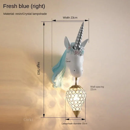 Lampe Enfant Applique Murale LED Nordique en Résine pour Chambre - Luminous Place