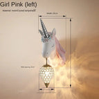 Licorne Rose gauche L