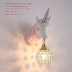 Licorne Rose droite S