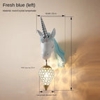 Licorne Bleu gauche L