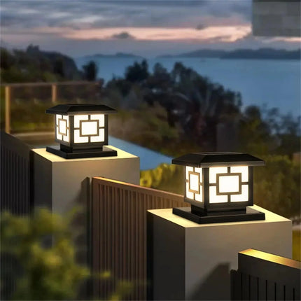Luminaire Extérieur LED Solaire Étanche avec Télécommande, Ambiance Chaleureuse et Design Moderne - Luminous Place
