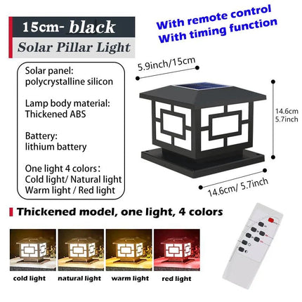 Luminaire Extérieur LED Solaire Étanche avec Télécommande, Ambiance Chaleureuse et Design Moderne - Luminous Place