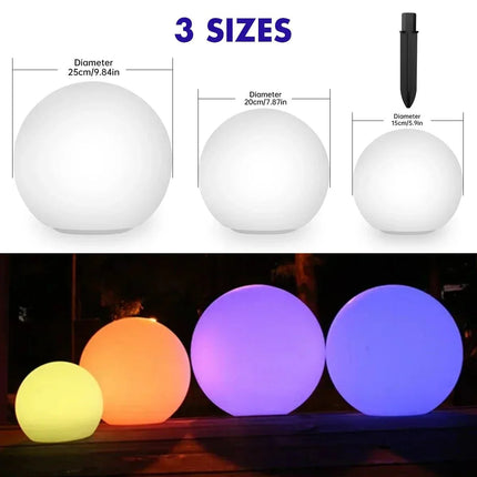 Luminaire Extérieur Solaire Rond 16 LED Multicolores IP67 Étanche - Luminous Place