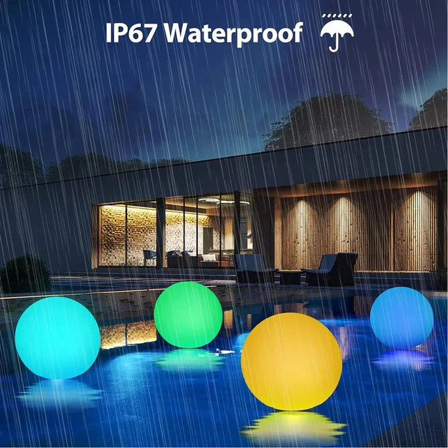 Luminaire Extérieur Solaire Rond 16 LED Multicolores IP67 Étanche - Luminous Place