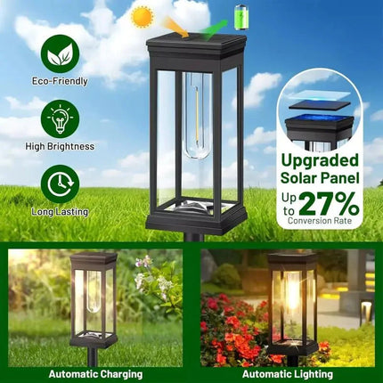 Luminaire Extérieur solaire LED étanche pour jardin et chemin, 1/2/4 pièces - Luminous Place