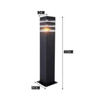 40cm Noir / GB E27 Lampe holder