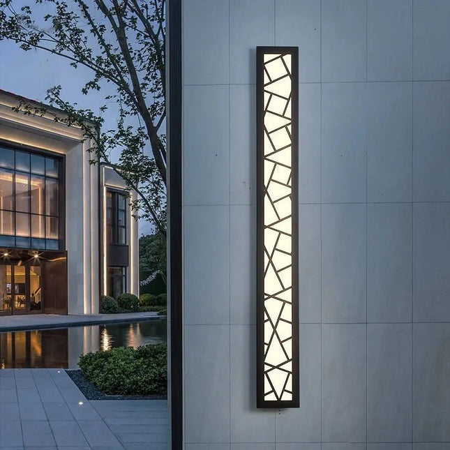 Luminaire Extérieur LED IP65 Minimaliste en Verre pour Jardin et Porche - Luminous Place