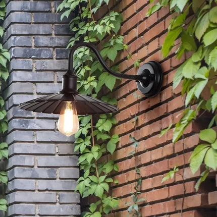 Luminaire Extérieur Applique Murale Rétro Étanche en Fer pour Jardin et Villa - Luminous Place