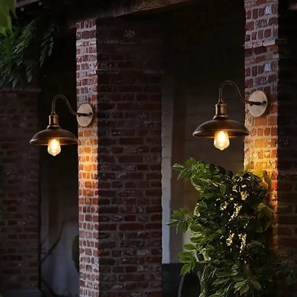 Luminaire Extérieur Applique Murale Rétro Étanche en Fer pour Jardin et Villa - Luminous Place