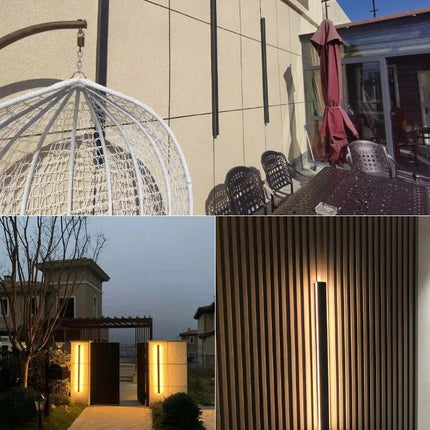 Luminaire Extérieur Applique Murale Minimaliste en Métal, Lumière Blanche Chaude, Étanche IP65 - Luminous Place