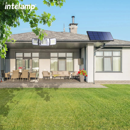 Luminaire Extérieur Solaire LED avec Capteur de Mouvement IP65, Design Moderne - Luminous Place