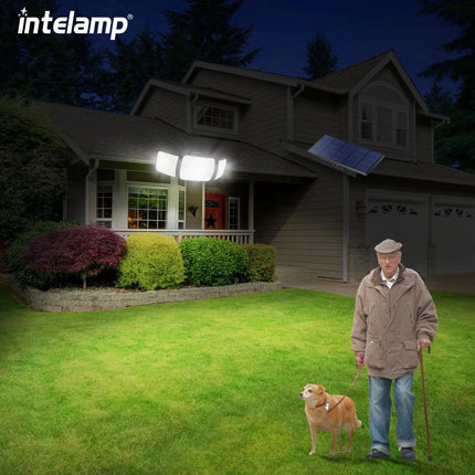 Luminaire Extérieur Solaire LED avec Capteur de Mouvement IP65, Design Moderne - Luminous Place