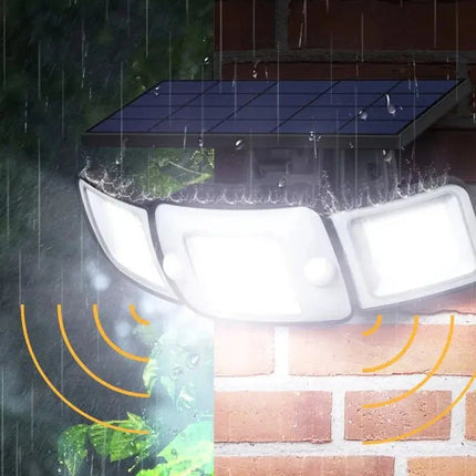 Luminaire Extérieur Solaire LED avec Capteur de Mouvement IP65, Design Moderne - Luminous Place