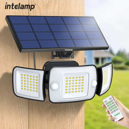 Luminaire Extérieur Solaire LED avec Capteur de Mouvement IP65, Design Moderne - Luminous Place