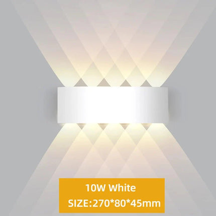 Luminaire Extérieur LED IP65 en alliage d’aluminium, lumière chaude ou blanche, design moderne - Luminous Place