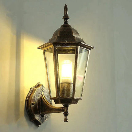 Luminaire Extérieur Applique Murale E27 Style Européen Rétro en Aluminium Étanche - Luminous Place
