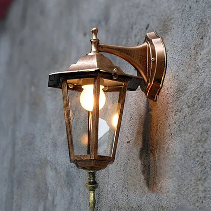 Luminaire Extérieur Applique Murale E27 Style Européen Rétro en Aluminium Étanche - Luminous Place